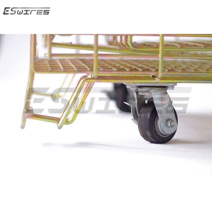 metal storage cage on wheels  caster