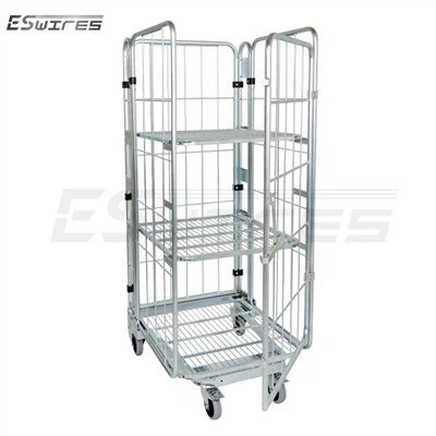 Carrello a gabbia a 4 lati