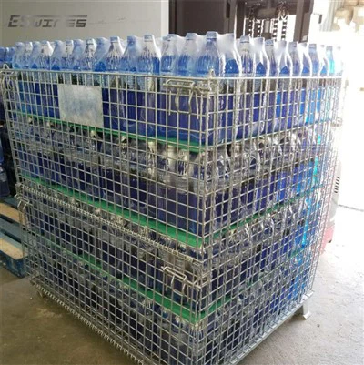 Contenitore per pallet in rete metallica